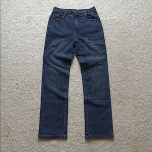 Boton Navy and Purplish Straight Leg Women's Jeans